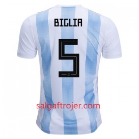 Argentina Fodboldtrøjer Biglia 5 Hjemmebanesæt VM 2018